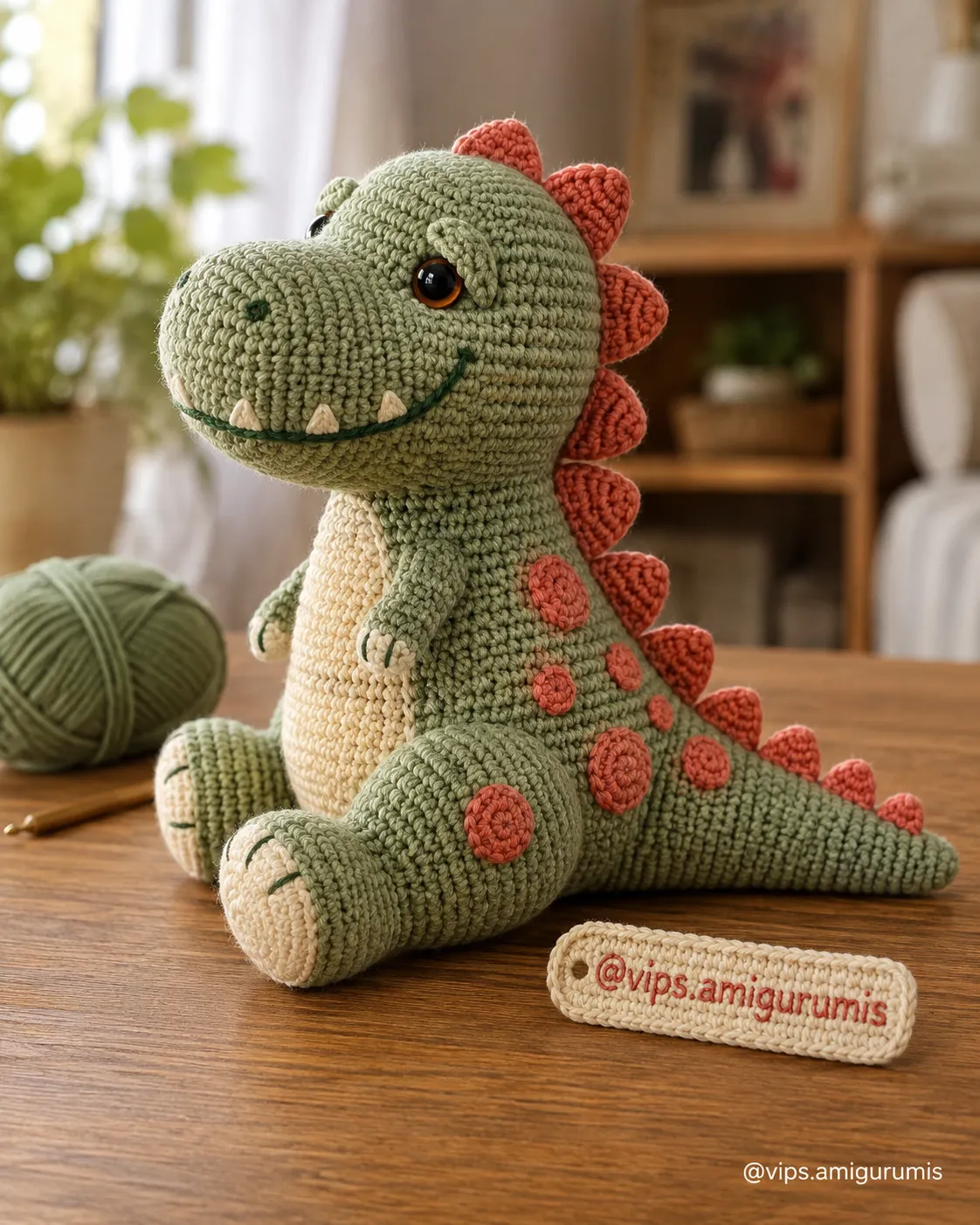 Receita_Rex_Dinossauro_@vips.amigurumis